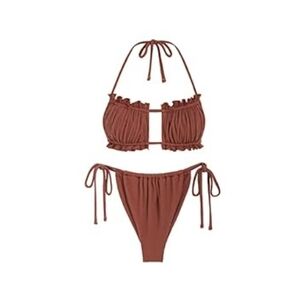Zaful Brown Bikini Set